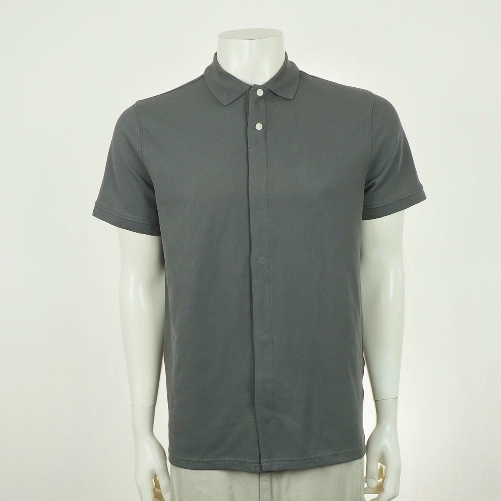 New Magna Ready Magnetic Button Down Shirt Mens Small Gray Duluth Trading Co.